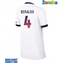 Paris Saint-Germain Lucas Beraldo #4 Gostujuci Dres za Ženska 2026-27 Kratak Rukav